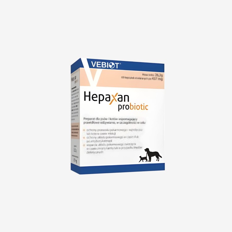 Vebiot Hepaxan Probiotic - 60 kapsułek